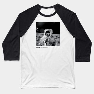 Nasa Photography - Cosmonaut On The Moon Baseball T-Shirt